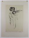 Group of 4 etchings.